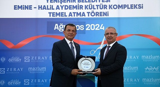 Yenişehir Belediyesi Kütüphane Ve Taziyeevinden Oluşan Kompleksin Temelini Attı