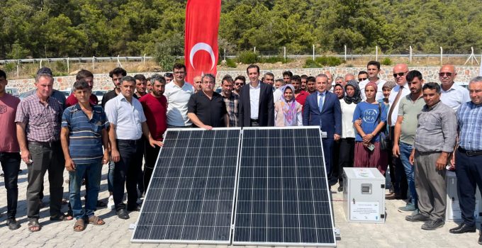 Mersin’de Göçer Hayvancılığa Güneş Enerjisi Panelleri Dağıtıldı