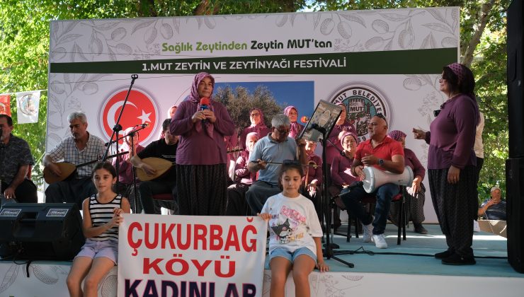 Mersin’de İlk Mut Zeytin ve Zeytinyağı Festivali Renkli Etkinliklerle Gerçekleşti