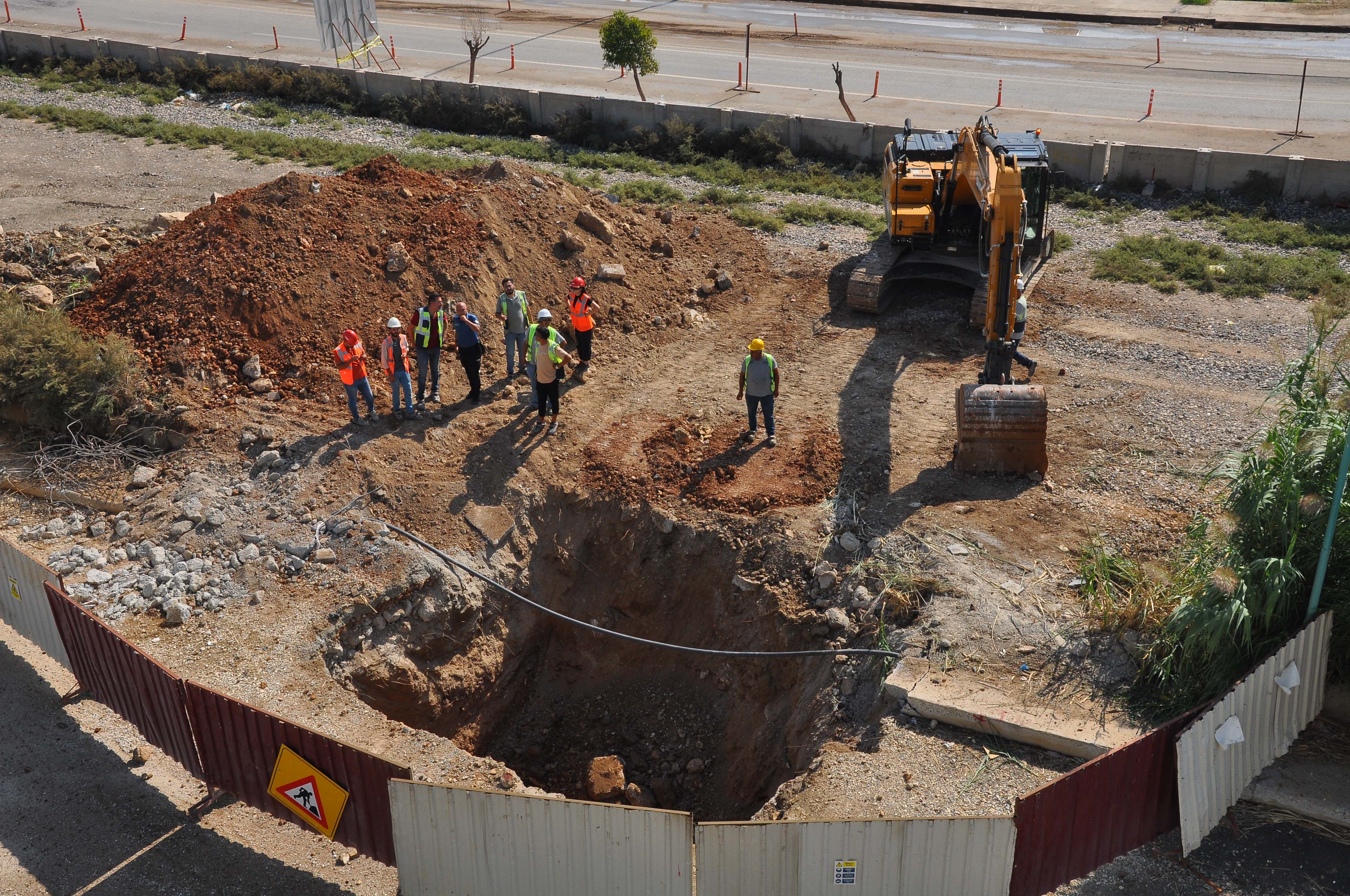 Mersin'de Doğal Gaz Borusu Patladı