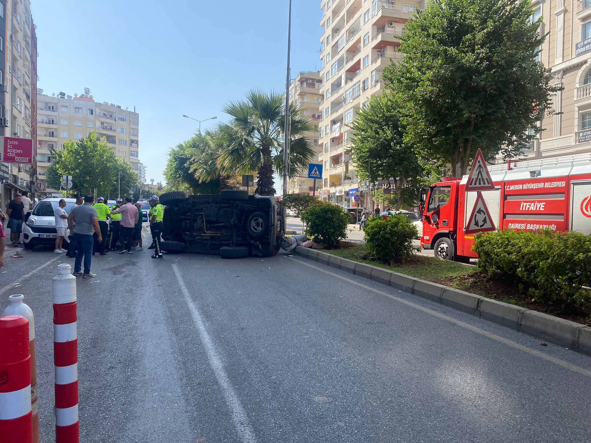 Mersin'de Trafik Kazası: 4 Yaralı