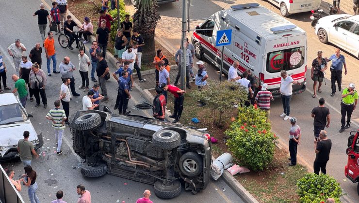 Mersin’de Trafik Kazası: 4 Yaralı