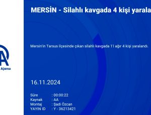 Mersin Tarsus’ta Silahlı Kavga: 4 Yaralı