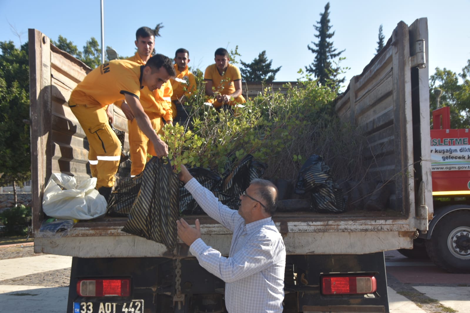 Mersin'de Fidan Dağıtımı Etkinliği