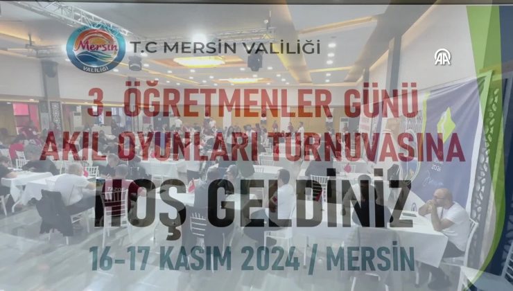 Mersin’de 3. Öğretmenler Günü Akıl Oyunları Turnuvası Sonuçlandı