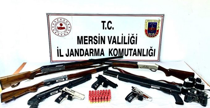 Mersin’de Silah Kaçakçılığı Operasyonu: 2 Şüpheli Tutuklandı