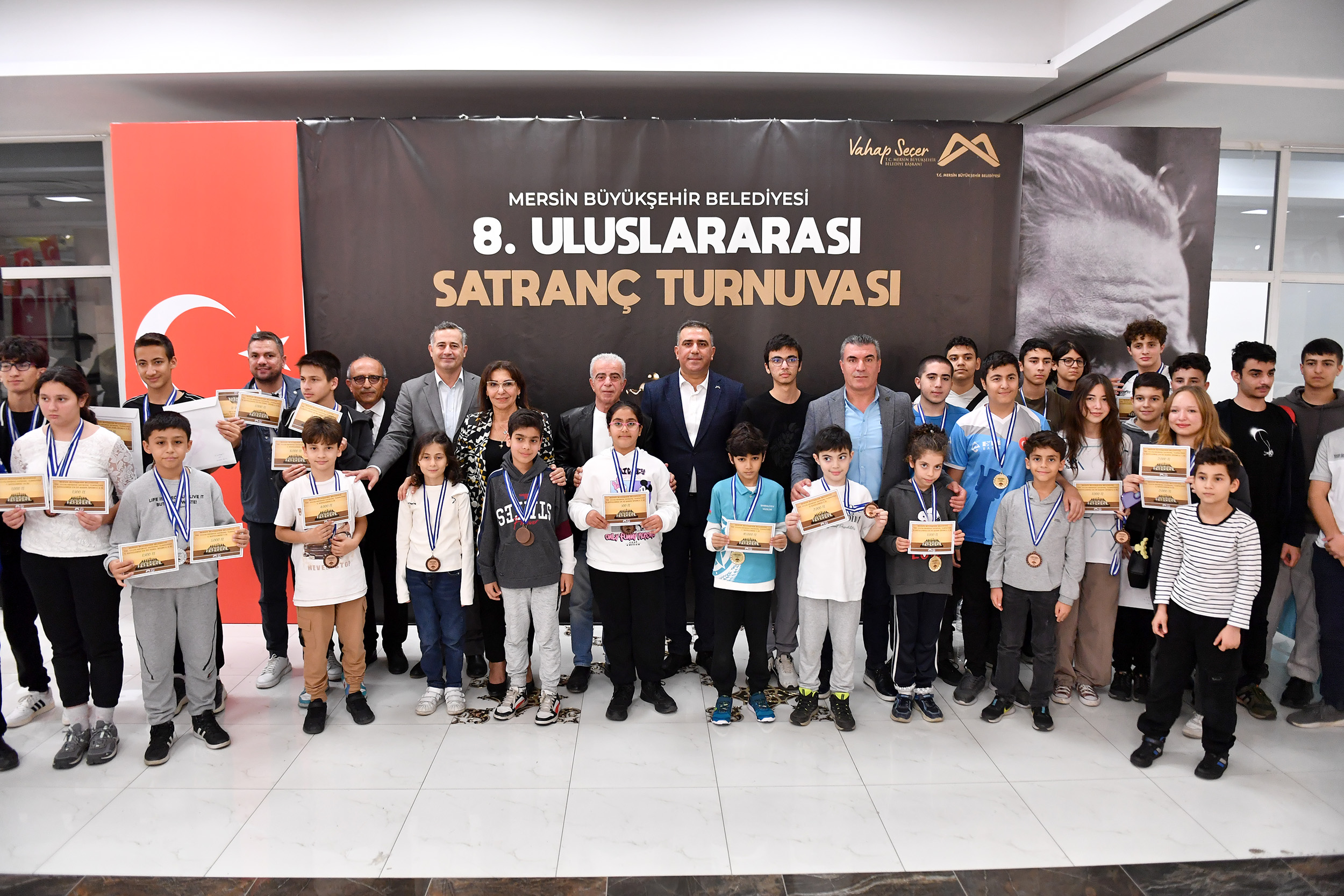 Mersin'de Uluslararası Satranç Turnuvası Başarıyla Sona Erdi